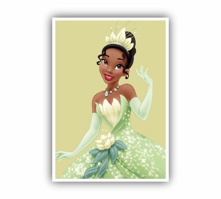 Tiana Disney Princess Poster Mockup
