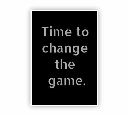 Time To Change The game Poster Mockup
