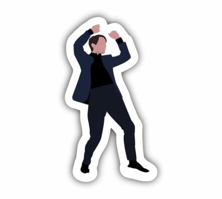 Tobey Maguire Sticker Mockup