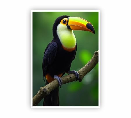 Toco Toucan Bird Poster Mockup