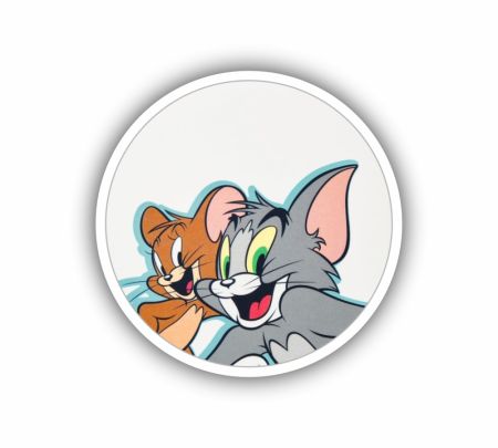 Tom And Jerry 03 Sticker Mockup