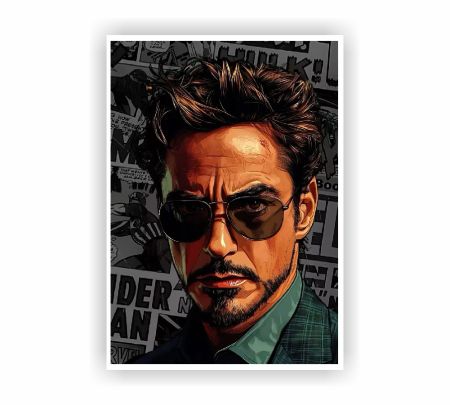 Tony Stark Poster Mockup