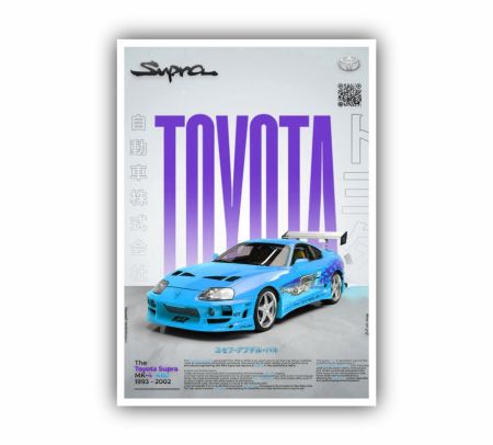 Toyota Supra Poster