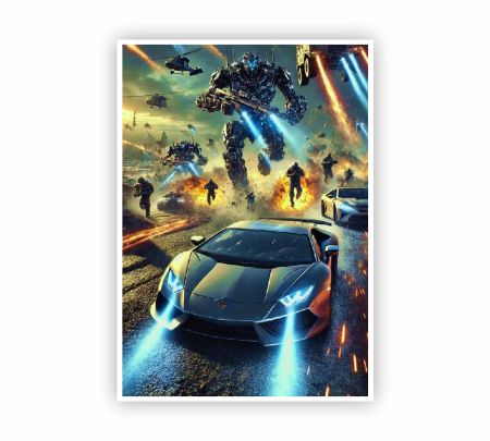 Transformers: Rise of the Beasts Poster Mockup