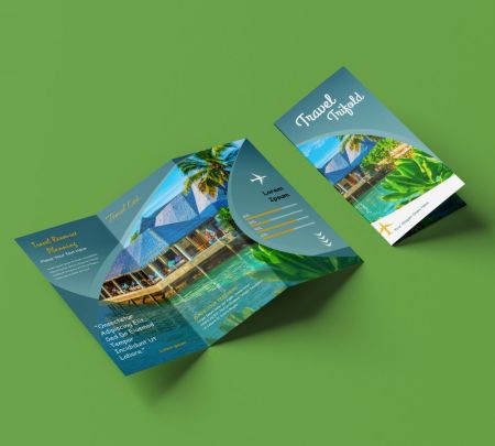 Tri-Fold Brochure Mockup