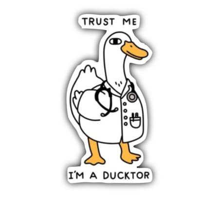 Trust Me I am A Ductor Sticker Mockup