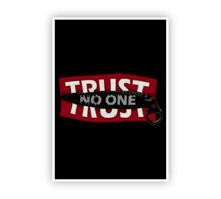 Trust No One Poster Mockup