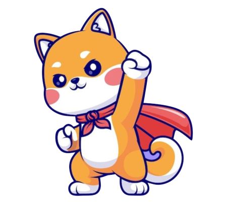 Super Cat Sticker Mockup