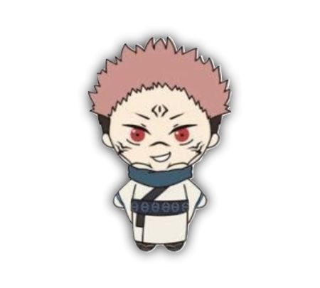 Chibi Sukuna 01 Sticker Mockup
