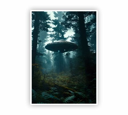 UFO Poster Mockup