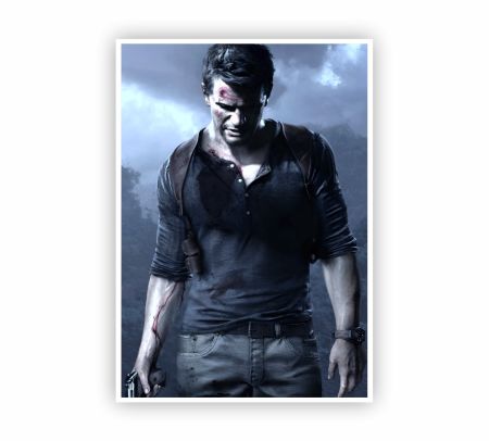 Uncharted Nathan Drake Poster Mockup