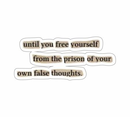 Until You Free Yourself Sticker Mockup