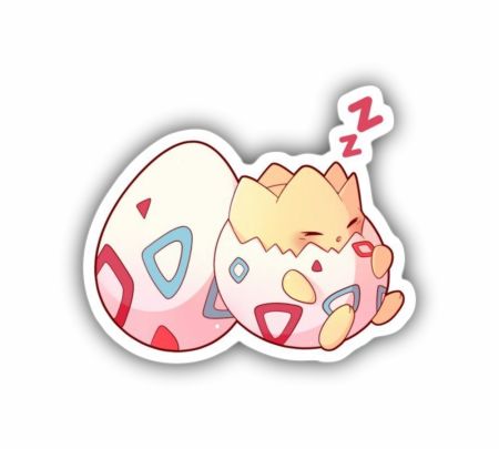 Togepi Pokemon Sticker Mockup