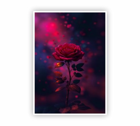 Velvet Rose Dreams Poster Mockup