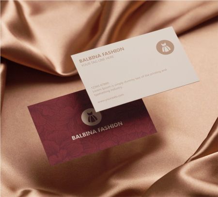 Velvet Touch Visiting Card Mockup