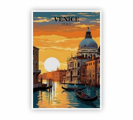 Venice Italy Poster Mockup