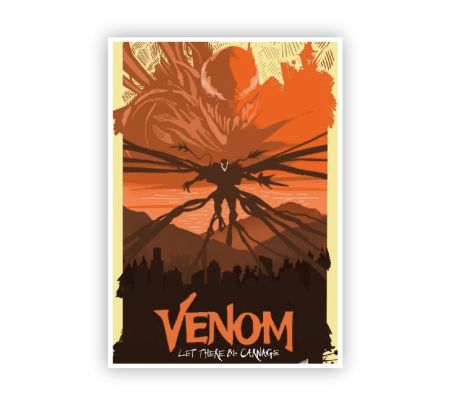 Venom Let There Be Carnage Poster Mockup