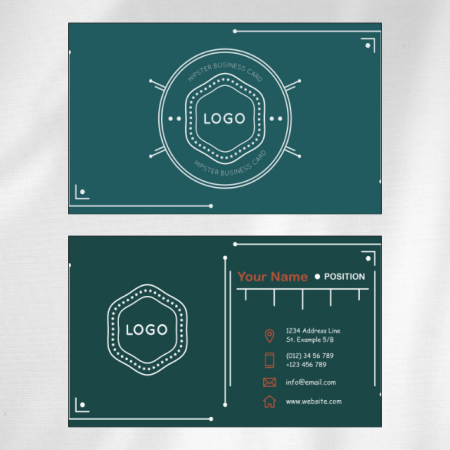 Vintage Visiting Card Design 03 Main