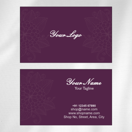 Vintage Visiting Card Design 05