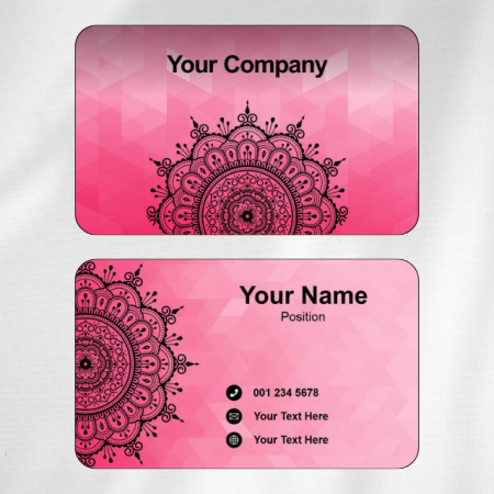 Vintage Visiting Card Design 08