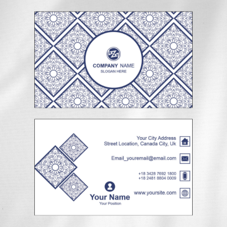Vintage Visiting Card Design 10