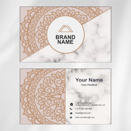 Vintage Visiting Card Design 11