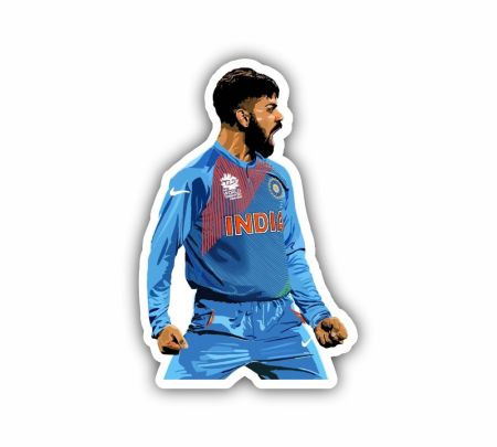Virat Kohli 01 Celebration Sticker Mockup