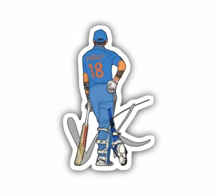 Virat Kohli 01 Sticker Mockup