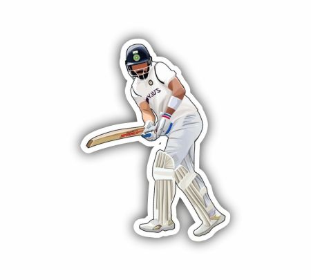 Virat Kohli Flick Shot Sticker Mockup