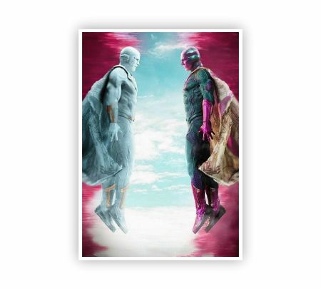 Vision vs White Vision Poster Mockup