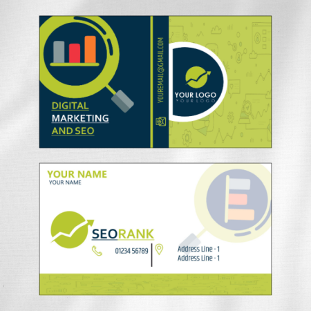 Digital Marketing Agency Visiting Card Design 01