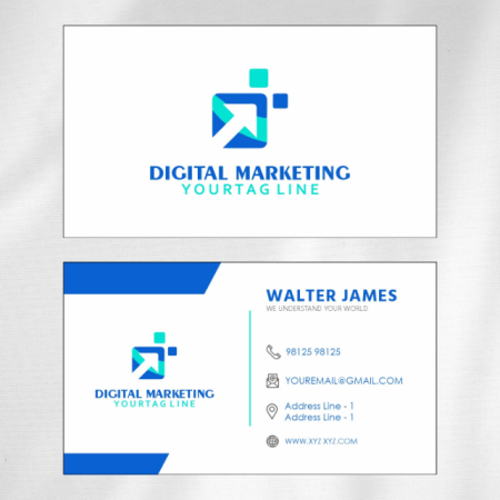 Digital Marketing Agency Visiting Card Design 08