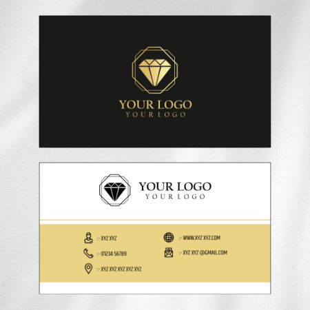 Visiting Card for Jewellery Shop Design 01 Main