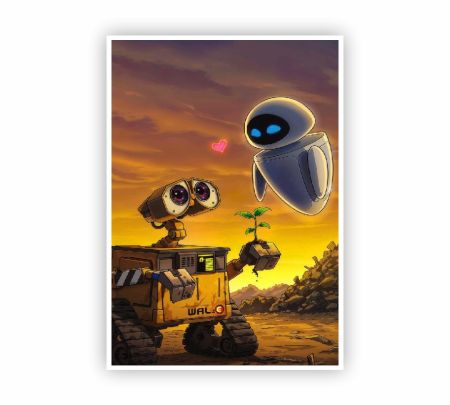 WALL·E and Eve Poster Mockup
