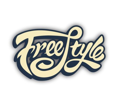 Freestyle Sticker Mockup