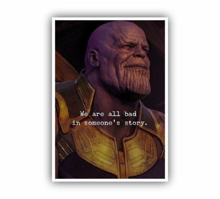 We Are All Bad In Someone's Story Poster Mockup