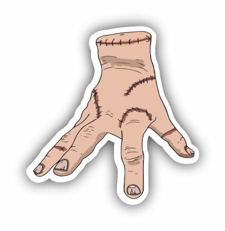 Wednesday Thing Sticker Mockup