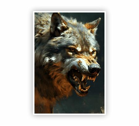 Wolf Poster Mockup