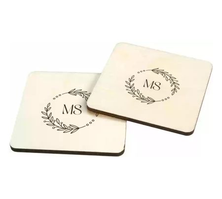 Wooden Coasters Mockup