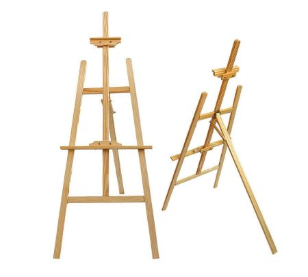 Wooden Easel Standee Only Hardware Mockup