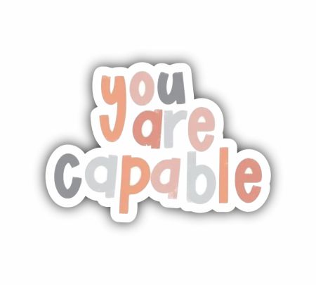 You Are Capable Sticker Mockup