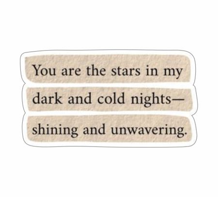You Are The Stars Sticker Mockup
