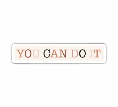 You Can Do It Sticker Mockup