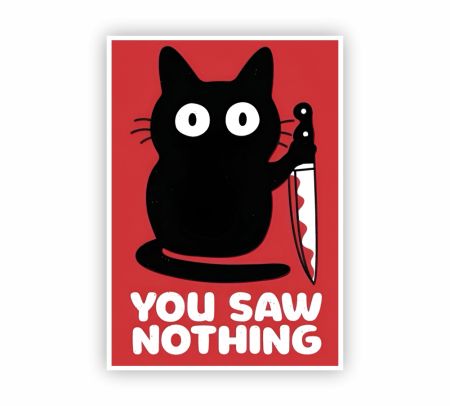 You Saw Nothing Poster Mockup
