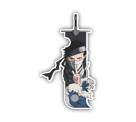 Zabuza Blade Sticker Mockup