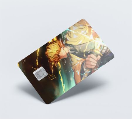 Zenitsu Card Skin Mockup