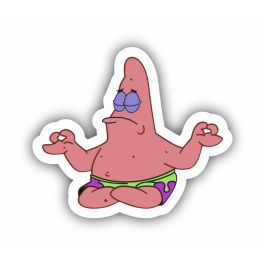 Cool Patrick Sticker – Funny & Relaxed Decal | Print-On-Click