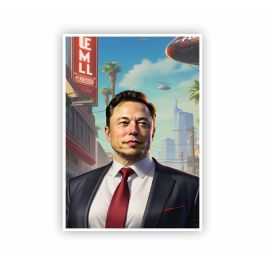 Elon Musk Poster to Spark Vision & Hustle – print-on-click