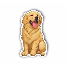 Golden Ririverer Sticker Golden Retriever 01 Sticker | Print-On-Click - Cute & Adorable Sticker