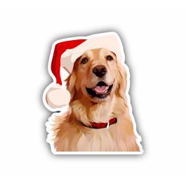 Golden Ririverer Sticker Golden Retriever Sticker | Print-On-Click - Cute Dog for Pet Lovers